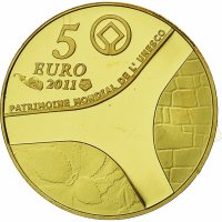 5 евро златна монета "Замък Версай" 2011, снимка 2 - Нумизматика и бонистика - 42274908
