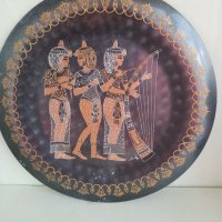 Колекционерска, египетска чиния, ръчно изработена, снимка 2 - Други ценни предмети - 41207790