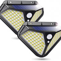 Промо! 2 броя 102 LED Соларна лампа с 3 режима на осветеност !, снимка 2 - Соларни лампи - 33853227
