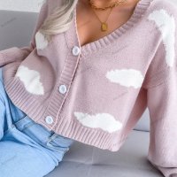 Дамски моден пуловер Baiyun, 3цвята - 023, снимка 6 - Блузи с дълъг ръкав и пуловери - 41914431