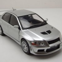 Mitsubishi Lancer Evo VII RHD 2001 - мащаб 1:24 на Whitebox моделът е нов в кутия, снимка 8 - Колекции - 44491174