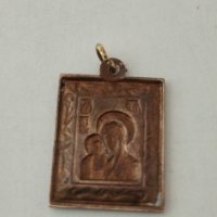 Кръст и иконки медальони Разпятие Христово 3.5/2.3 см, снимка 11 - Други ценни предмети - 42012567