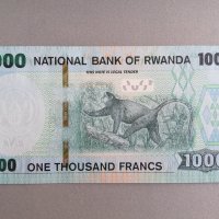 Банкнота - Руанда - 1000 франка UNC | 2019г., снимка 2 - Нумизматика и бонистика - 39800276