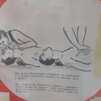Уникален голям медицински плакат картина с рамка Соц лозунги, снимка 3 - Антикварни и старинни предмети - 39113039