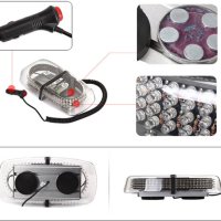 Сигнална LED лампа за автомобил, стробоскоп, авариен, снимка 5 - Аксесоари и консумативи - 40977511