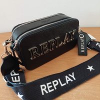 Черна чанта Replay код SG-Z136, снимка 2 - Чанти - 42278010