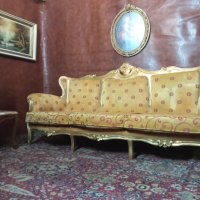 Италианска барокова гарнитура 0 10, снимка 6 - Дивани и мека мебел - 39315961