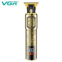 Професионален тример за коса VGR, V-073, LED дисплей, Златен, снимка 3 - Тримери - 44271716