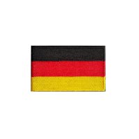 Нашивка с бродерия Германия , Немско знаме с велкро, снимка 2 - Други - 44161861