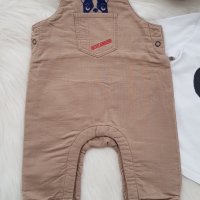Ватиран гащеризон блузка буйки и каскет за бебе 6 месеца, снимка 2 - Комплекти за бебе - 39061721