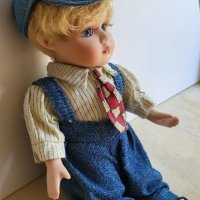 Стара, ретро,винтидж порцеланова кукла , снимка 1 - Колекции - 41917675