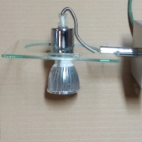 Аплици - лампи за стена 2бр. метал и стъкло и цокъл GU10, снимка 14 - Лампи за стена - 36072126