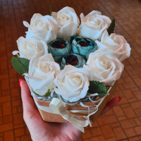 Ароматни сапунени рози в кутия, снимка 3 - Подаръци за жени - 44656500