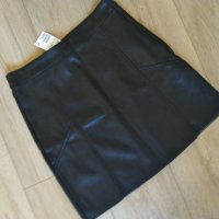 Красива кожена пола на H&M, снимка 2 - Поли - 34339716