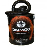 Прахосмукачка за пепел Daewoo DAAVC1200-20L, 1200W, 20л, снимка 1 - Прахосмукачки - 34050354