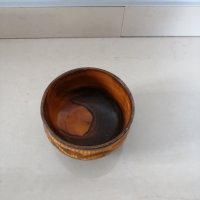 Дървена чаша 9.5 см. , снимка 3 - Други стоки за дома - 40769864