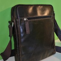 STRELLSON - Мъжки чанти за през рамо - естествена кожа, снимка 10 - Чанти - 42115030