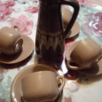 Сервиз за кафе и ваза/битова керамика, снимка 5 - Сервизи - 39353263