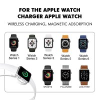 Нов Бърз безжичен преносим магнитен кабел за безжично зареждане/Apple Watch Series/iWatch, снимка 2 - Друга електроника - 41269181