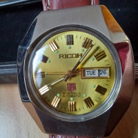 RICOH Автоматичен  Мъжки Часовник Япония 1980те, снимка 4 - Други - 44792608