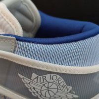 Nike Air Jordan 1 High Zoom White Blue Нови Оригинални Обувки Размер 43 Номер Кецове Маратонки, снимка 13 - Кецове - 39460719
