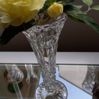 Кристална ваза, снимка 2 - Вази - 36212770