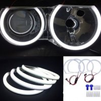 BMW E36,E39,E46, E53, Е38 комплект Ангелски очи COTTON LED Angel Eyes, снимка 2 - Аксесоари и консумативи - 40895118