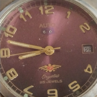 Колекционерски часовник AUTO 5 CRISTAL 25 камъка стилен дизайн - 24219, снимка 3 - Мъжки - 36134196