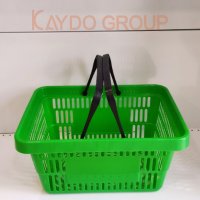 Светло зелена кошница за пазаруване 22л, търговско оборудване!, снимка 2 - Оборудване за магазин - 35966562