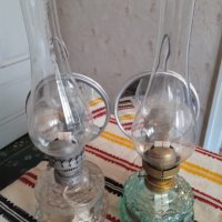 Две стари газени лампи - Унгария, снимка 1 - Лампи за стена - 40139060