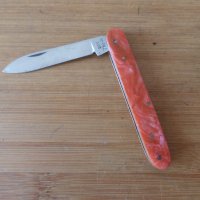 Джобно ножче 1 острие оранж, снимка 1 - Ножове - 41637702