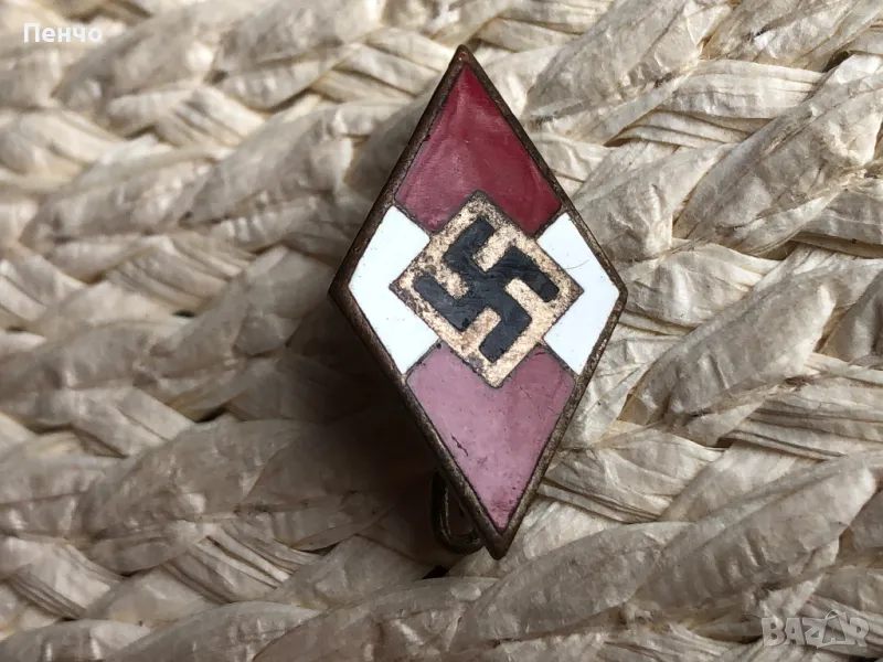 стара немска значка - WEHRMACHT - WWII - ОРИГИНАЛ, снимка 1