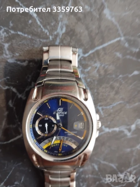 Casio Edifice Dual Time – като нов – 120 лв, снимка 1