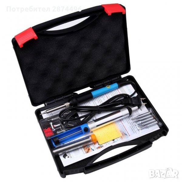 1745 ПОЯЛНИК 60 W - РЕГУЛИРУЕМ В КУФАР С АКСЕСОАРИ, снимка 1