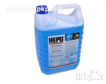 Зимна течност за чистачки HEPU - 60, концентрат(цитрус) 5л, снимка 1