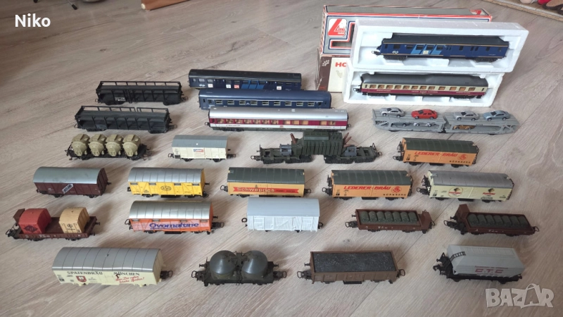 продаден !
26 пътнически и товарни вагона Lima и Jouef. Всичко само за 5 лева всеки, снимка 1