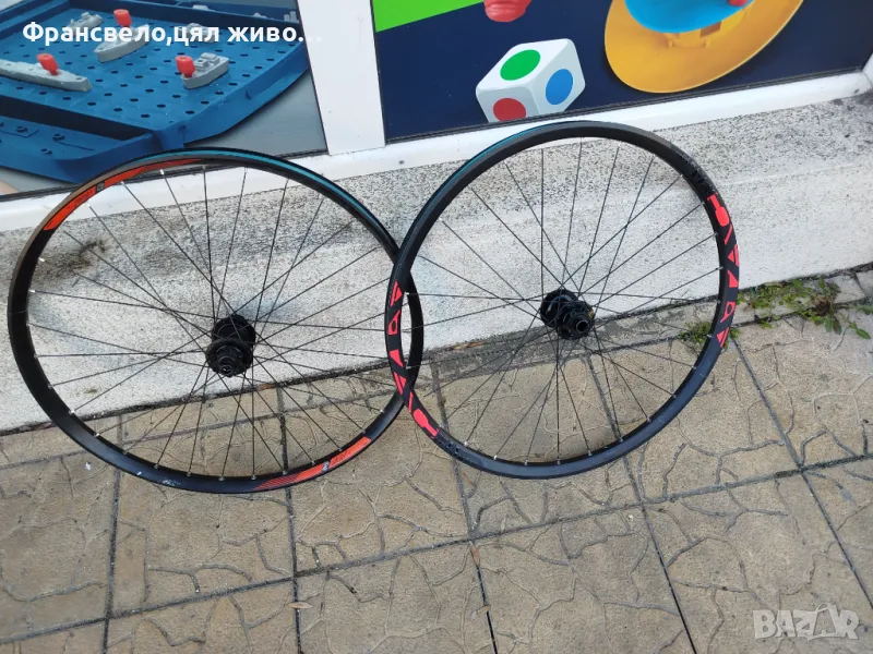 27.5 цола капли за велосипед колело предна 15/100, задна 12/148, снимка 1