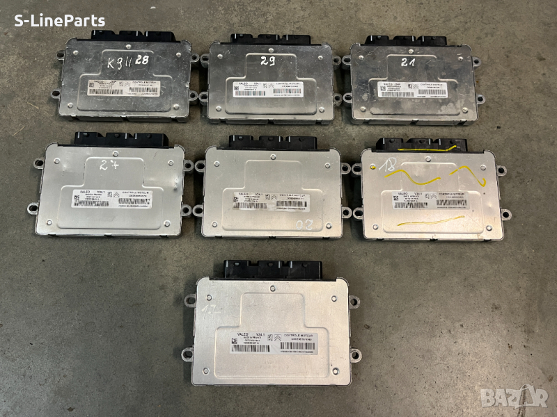 Компютър двигател ECU VALEO ВАЛЕО J34P V34.1 J34P-AAE Peugeot Пежо pejo Citroen Ситроен citroen, снимка 1