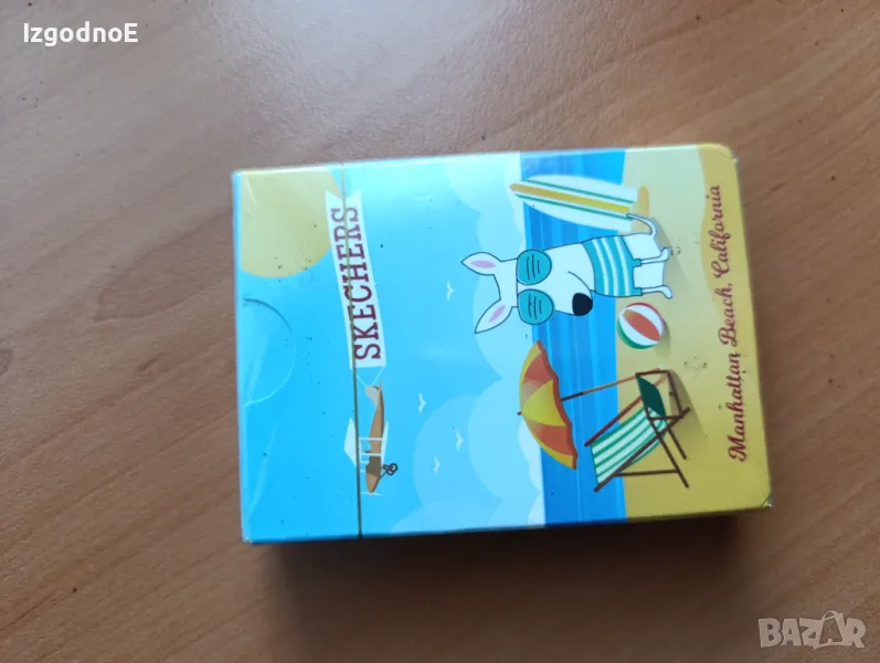 НОВИ Skechers Manhattan Beach Калифорнийски карти за игра, снимка 1