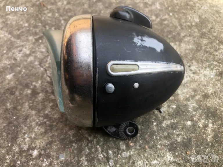 стар вело-мото фар - ретро, снимка 1