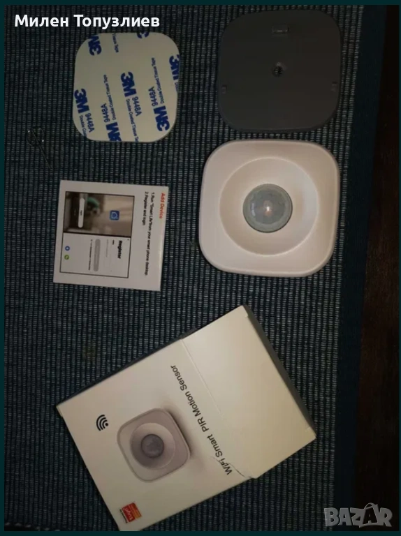 Безжичен сензор за движение- Tuya/Smart life, снимка 1