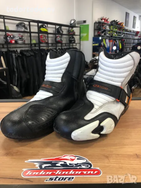 ПРОМОЦИЯ Мото боти ALPINESTARS SMX-1R KTM,44 ,протектори, оригинални, снимка 1