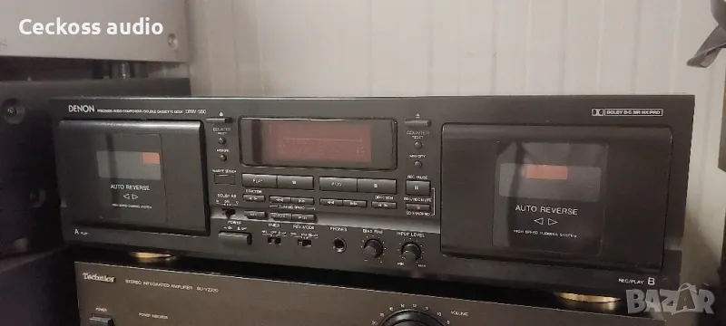 Двукасетъчен дек DENON DRW-580, снимка 1