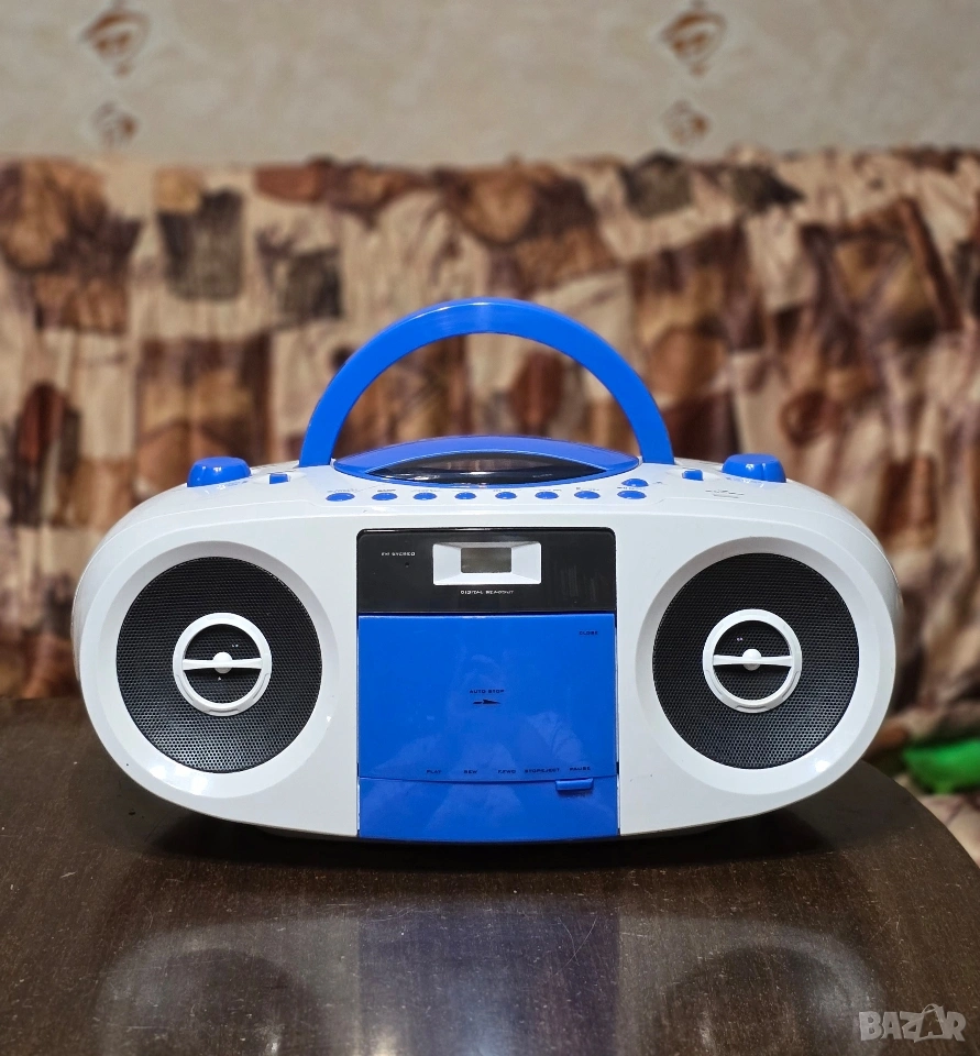 Касетофон Terris RCA - 253 радио, касетка, диск, USB флашка и AUX, снимка 1