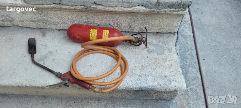 газова бутилка с горелка, снимка 1