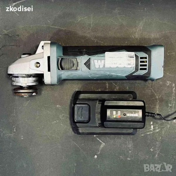 Акумулаторен ъглошлайф WESKO WS2941, снимка 1