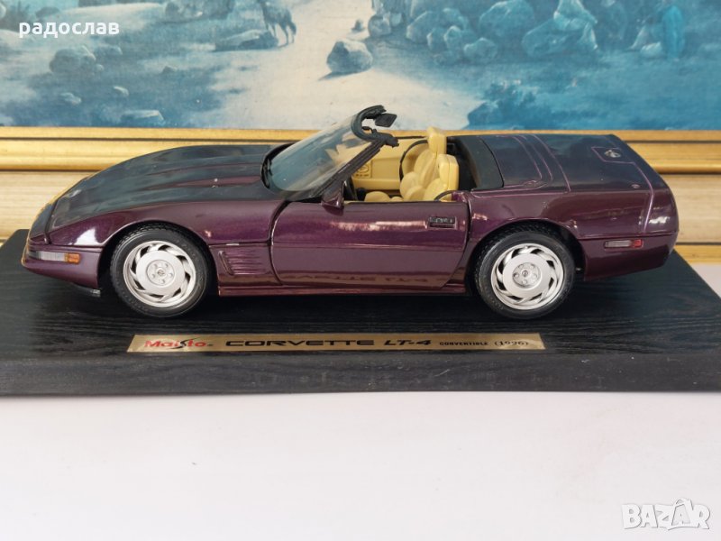 Maisto-Chevrolet Corvette LT-4 C4-1996-1/18 Метална количка, снимка 1