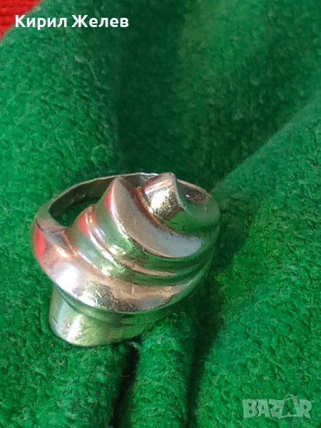 ЕЛЕГАНТЕН СРЕБЪРЕН АР НУВО СТИЛ ДАМСКИ ПРЪСТЕН СРЕБРО 925 МАЙСТОРСКА РЕТРО ИЗРАБОТКА 37868, снимка 1