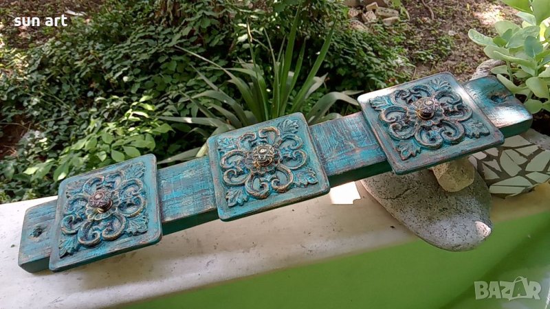  мароканска закачалка в тюркоазеносиньо, снимка 1