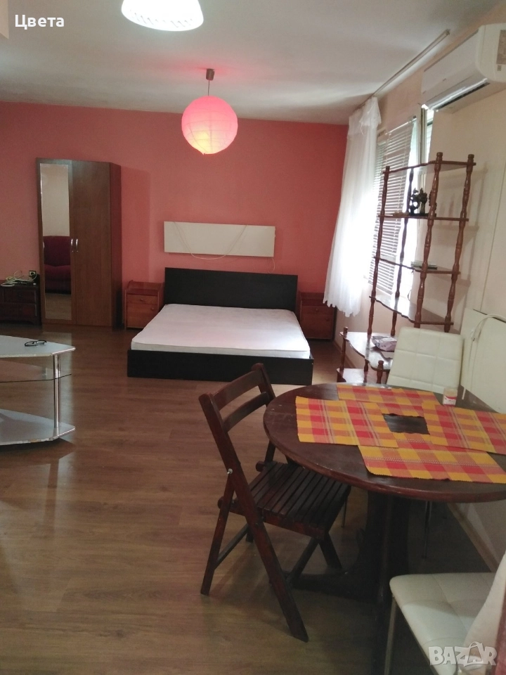 Дава под наем едностаен апартамент до завод "Дружба", снимка 1